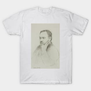 Portrait of Emile Zola by Marcellin Gilbert Desboutin T-Shirt